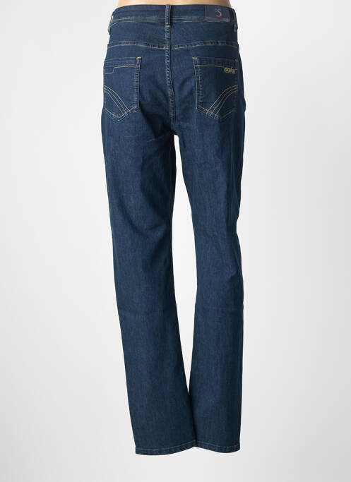 Jeans coupe slim tissage brut taille normale bleu S.QUISE femme