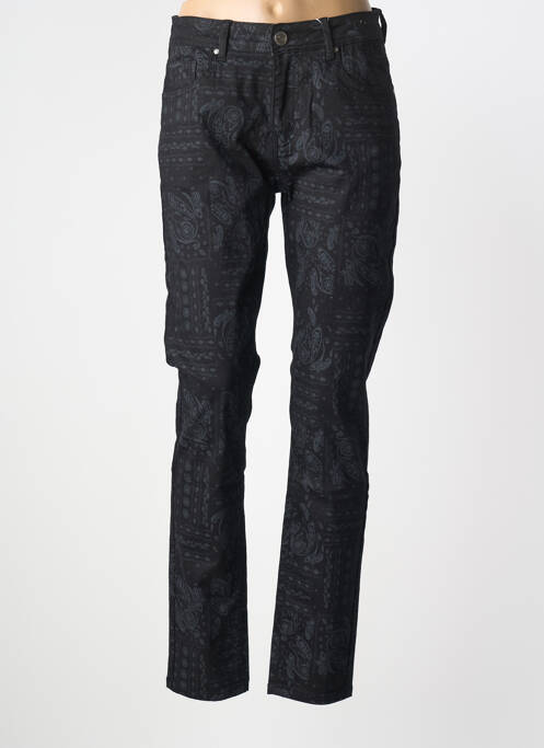 Pantalon slim stretch taille normale noir S.QUISE femme