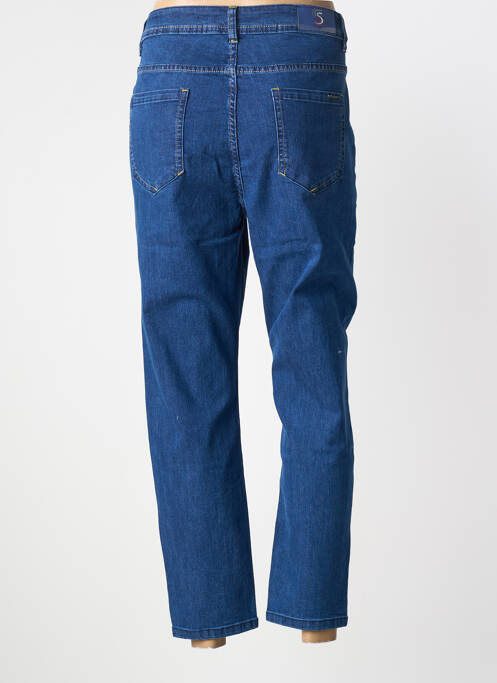 Jean coupe mom taille normale taille normale bleu S.QUISE femme