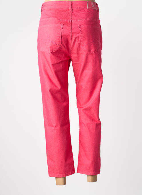 Pantalon 7/8 stretch taille normale rose S.QUISE femme