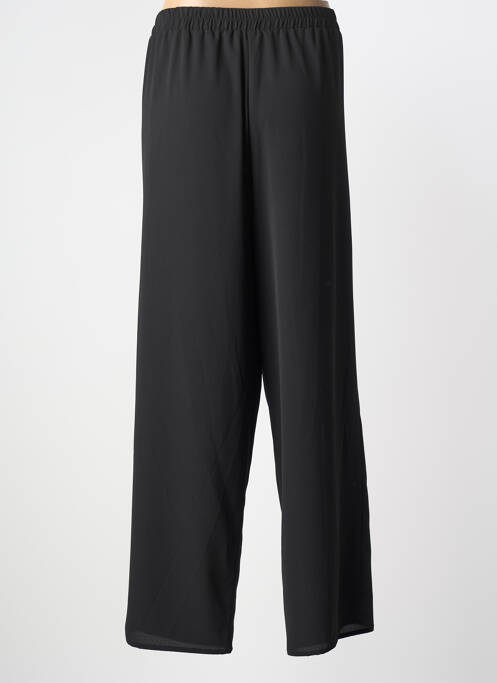 Pantalon droit tissage crêpe taille normale noir GREGORY PAT femme