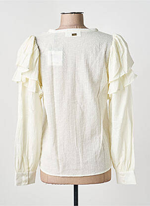 Chemisier coupe droite manches longues beige POM AMSTERDAM femme
