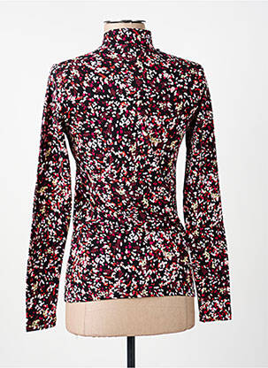 Sous-pull imprimé fantaisie manches longues noir GARCIA femme