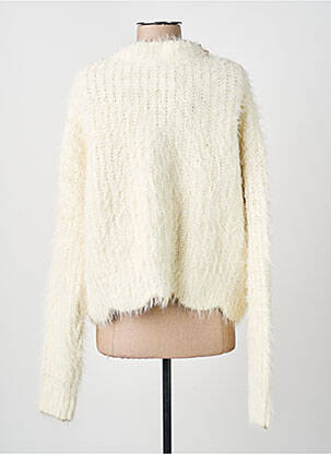 Pull col rond manches longues beige SALSA femme