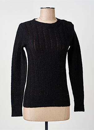 Pull coupe cintrée manches longues noir SALSA femme