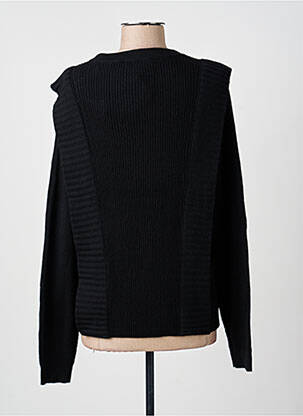 Pull coupe droite manches longues noir SCOTCH & SODA femme