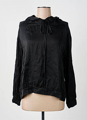 Top col v manches longues noir PAKO LITTO femme