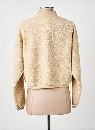 Pull resserrée sur le bas manches longues beige TIFFOSI femme