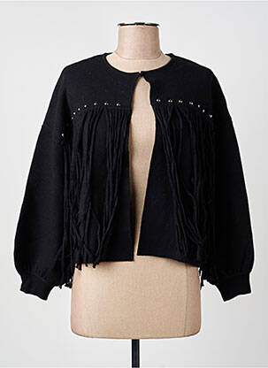 Gilet manches longues manches longues noir ARTLOVE femme