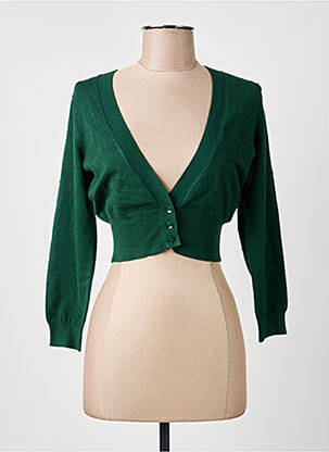 Gilet manches longues vert KING LOUIE femme