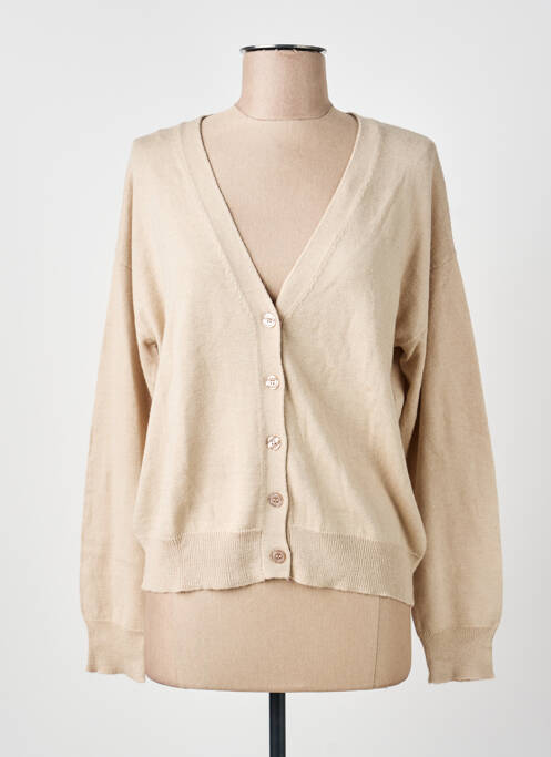 Gilet manches longues beige BEST MOUNTAIN femme