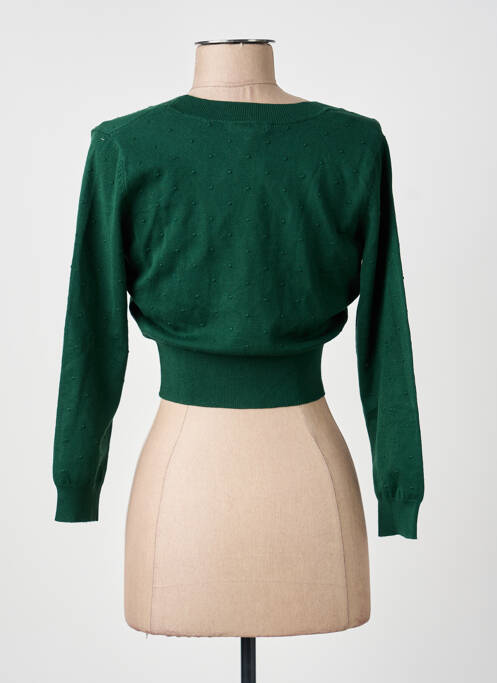 Gilet manches longues vert KING LOUIE femme