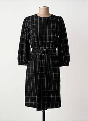 Robe mi-longue manches longues manches longues noir MADEMOISELLE YEYE femme