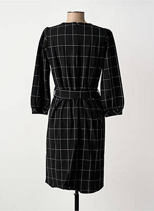 Robe mi-longue manches longues manches longues noir MADEMOISELLE YEYE femme