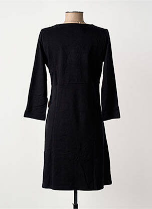 Robe mi-longue manches longues manches longues noir MAMATAYOE femme