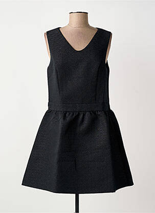 Robe mi-longue sans manche sans manche noir TEDDY SMITH femme