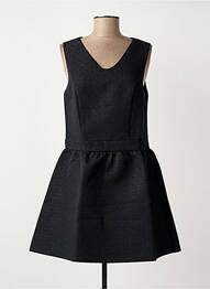 Robe mi-longue sans manche sans manche noir TEDDY SMITH femme