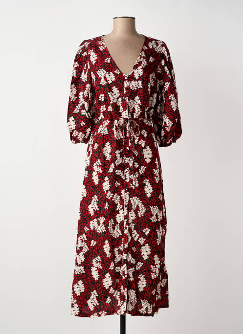 Robe longue rouge GRACE & MILA femme