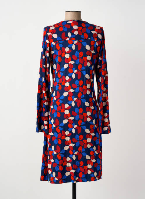 Robe mi-longue bleu PRINCESSE NOMADE femme