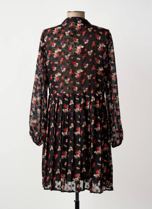 Robe mi-longue noir CHERRY PARIS femme