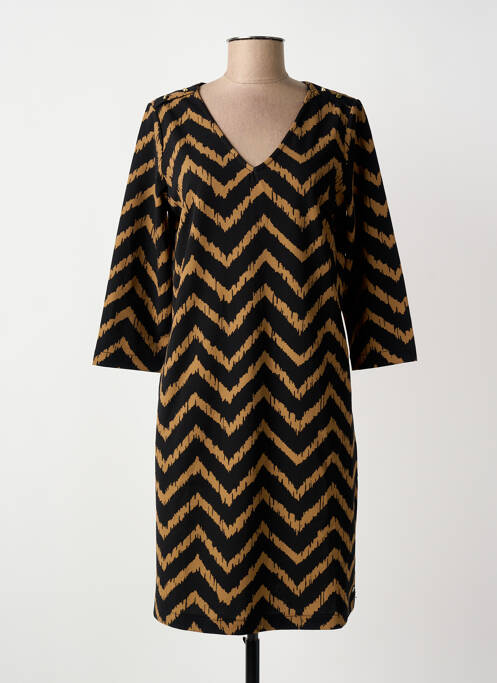 Robe mi-longue noir GARCIA femme