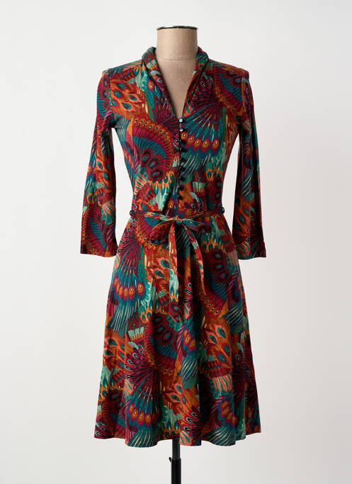 Robe mi-longue rouge KING LOUIE femme