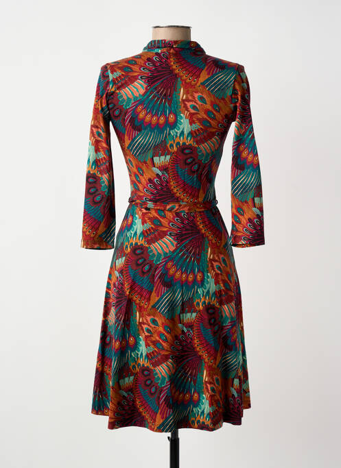 Robe mi-longue rouge KING LOUIE femme