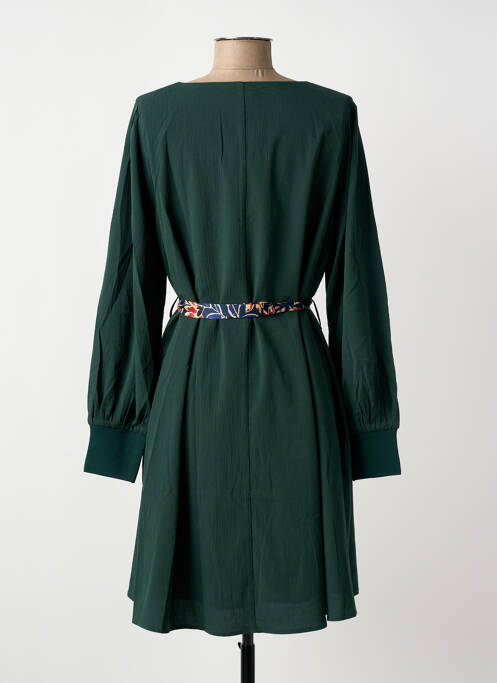 Robe mi-longue vert GRACE & MILA femme