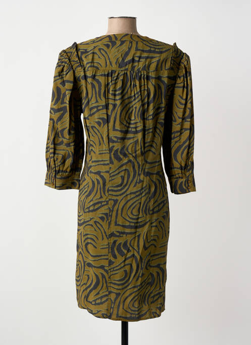 Robe mi-longue vert SCOTCH & SODA femme