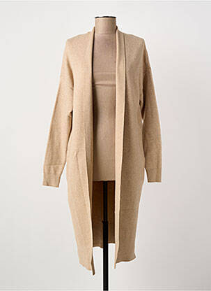 Gilet manches longues stretch beige GARCIA femme