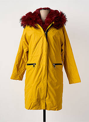 Parka manches longues a capuche jaune O.P.D.V (ON PARLE DE VOUS) femme