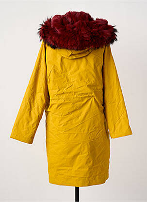 Parka fermeture zippée sur le devant a capuche jaune O.P.D.V (ON PARLE DE VOUS) femme