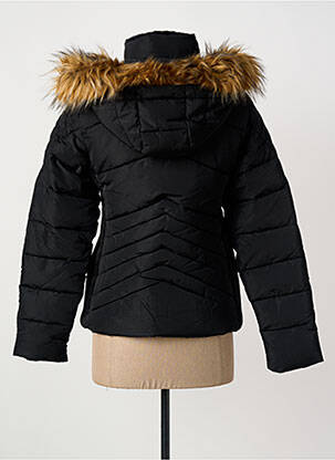 Doudoune manches longues a capuche noir TEDDY SMITH femme