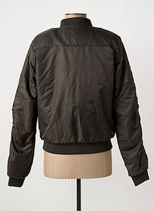 Blouson col col montant vert TEDDY SMITH femme