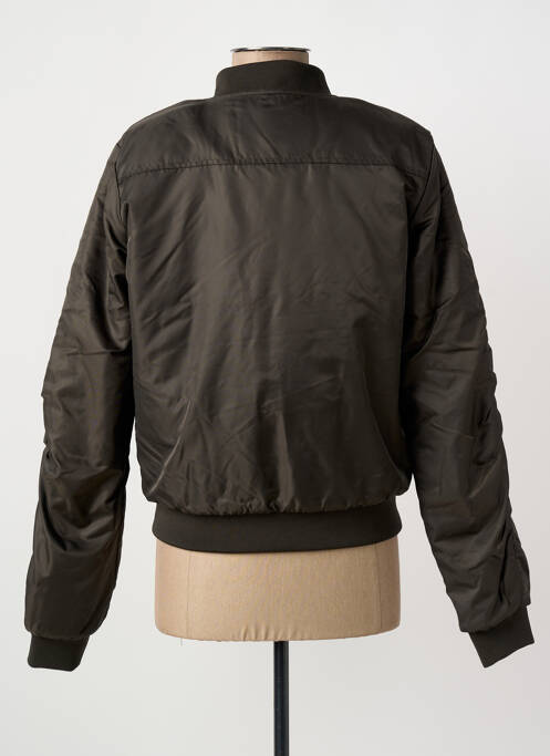 Blouson col col montant vert TEDDY SMITH femme