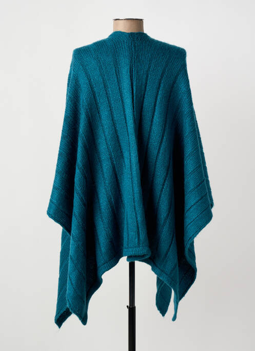 Poncho bleu PRINCESSE NOMADE femme