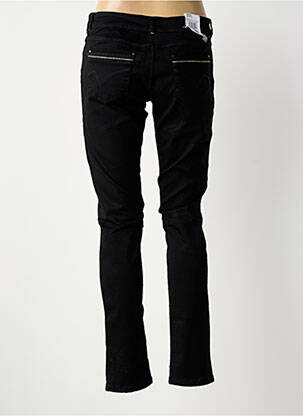 Jeans coupe slim taille basse taille basse noir TIMEZONE femme
