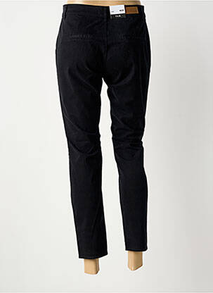 Pantalon 7/8 taille à pinces taille normale noir F.A.M. femme
