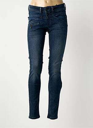 Jeans skinny stretch taille basse bleu FREEMAN T.PORTER femme