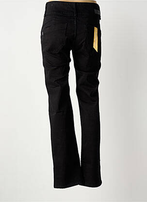 Jeans coupe droite taille haute taille haute noir TIFFOSI femme