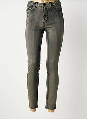 Jeans skinny taille normale taille normale gris GARCIA femme