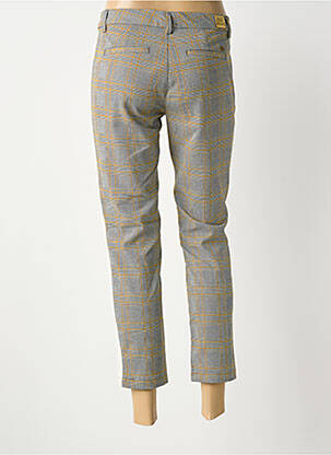 Pantalon 7/8 stretch taille normale jaune FREEMAN T.PORTER femme