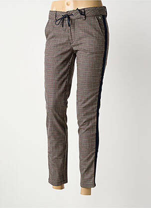 Pantalon 7/8 stretch taille normale bleu FREEMAN T.PORTER femme