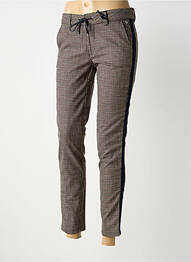 Pantalon 7/8 stretch taille normale bleu FREEMAN T.PORTER femme
