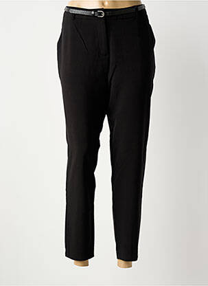 Pantalon 7/8 taille à pinces taille normale noir TIFFOSI femme
