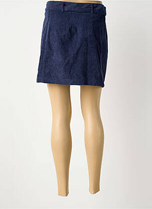 Jupe courte fermeture zip latéral bleu TIFFOSI femme