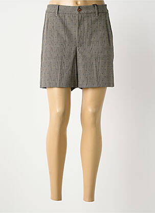 Short taille à pinces taille haute gris FREEMAN T.PORTER femme
