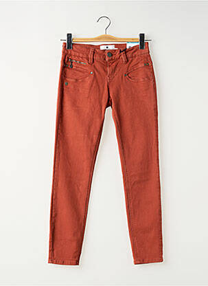 Jeans skinny taille normale taille normale orange FREEMAN T.PORTER femme