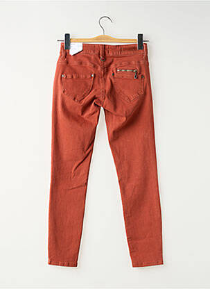 Jeans skinny taille normale taille normale orange FREEMAN T.PORTER femme