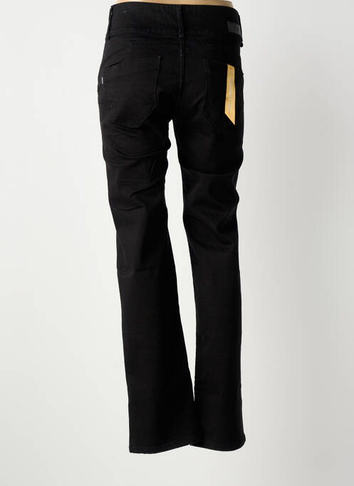 Jeans coupe droite noir TIFFOSI femme